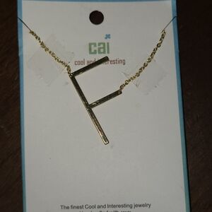 Gold Initial Necklace